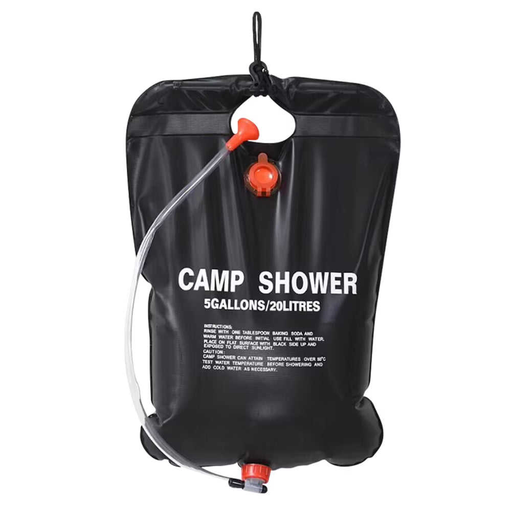 20L Portable Camping Shower Bag – Foldable Outdoor Water Storage for Hiking, Travel, and Picnics